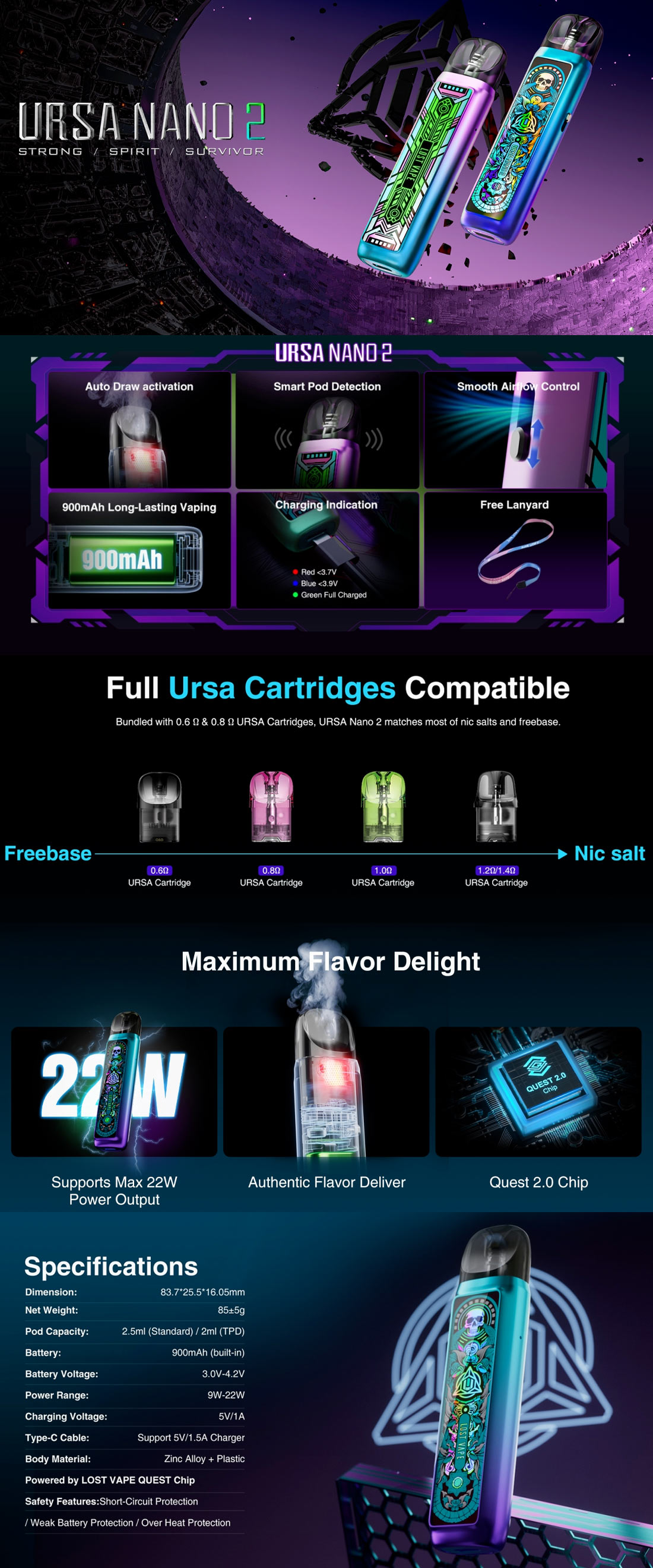 Kit Ursa Nano 2 Lost Vape